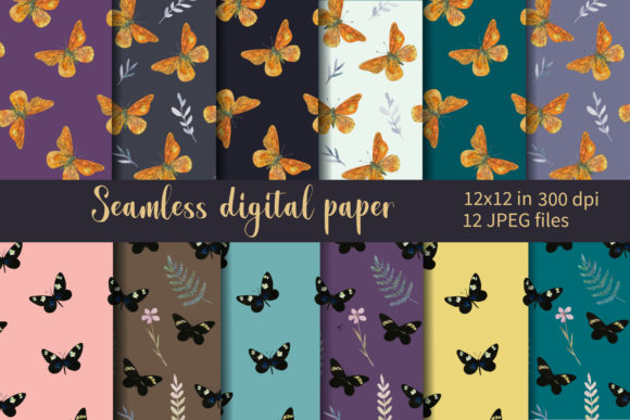Collection of Seamless Digital Paper