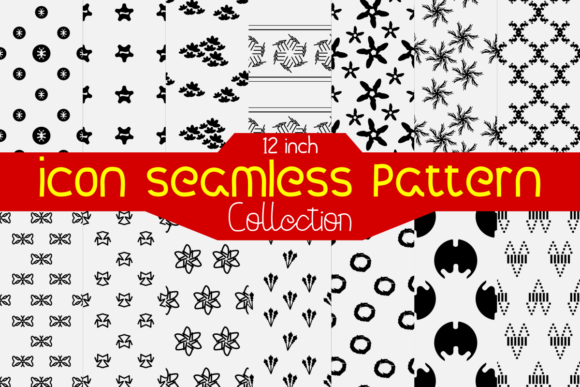 Icon Seamless Pattern Collection: A Versatile Design Resource for Creative Projects