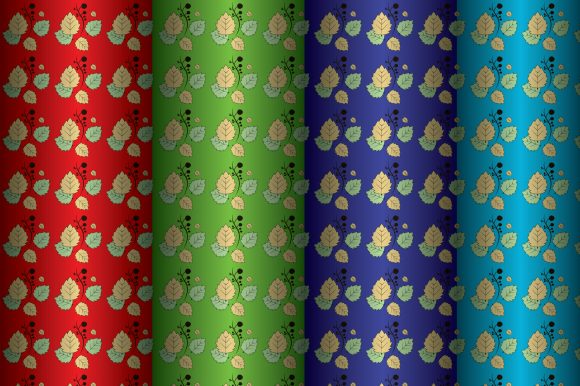Leaf Seamless Pattern Design Graphic