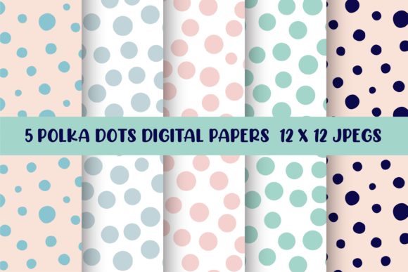 Polka Dots Digital Papers: A Versatile Addition to Your Creative Toolkit