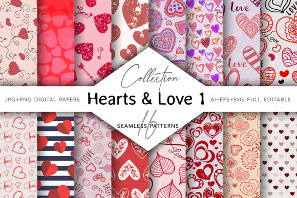 Valentine s Day Pattern Seamless: A Versatile Design Bundle for Creative Projects